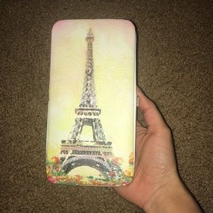 Paris tower thin wallet